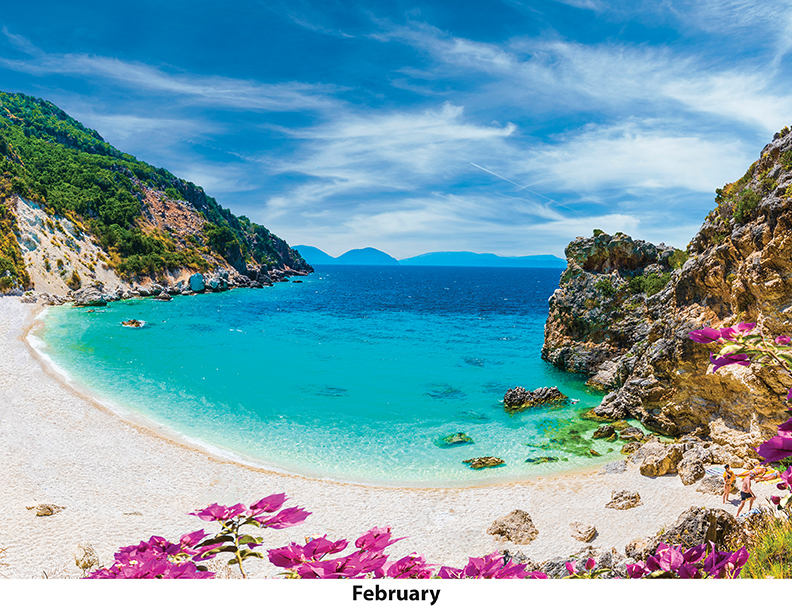 Scenic Beaches Wall Calendar DW27SBM