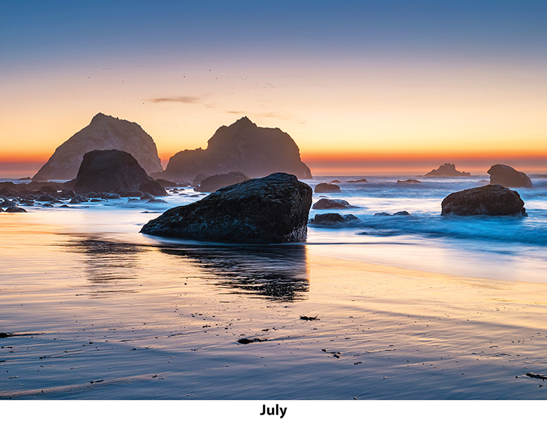 Scenic Beaches Wall Calendar DW27SBM