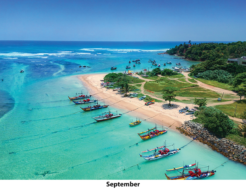 Scenic Beaches Wall Calendar DW27SBM