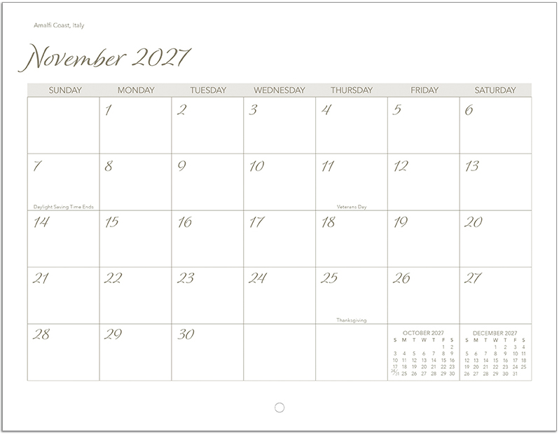 Scenic Beaches Wall Calendar DW27SBM