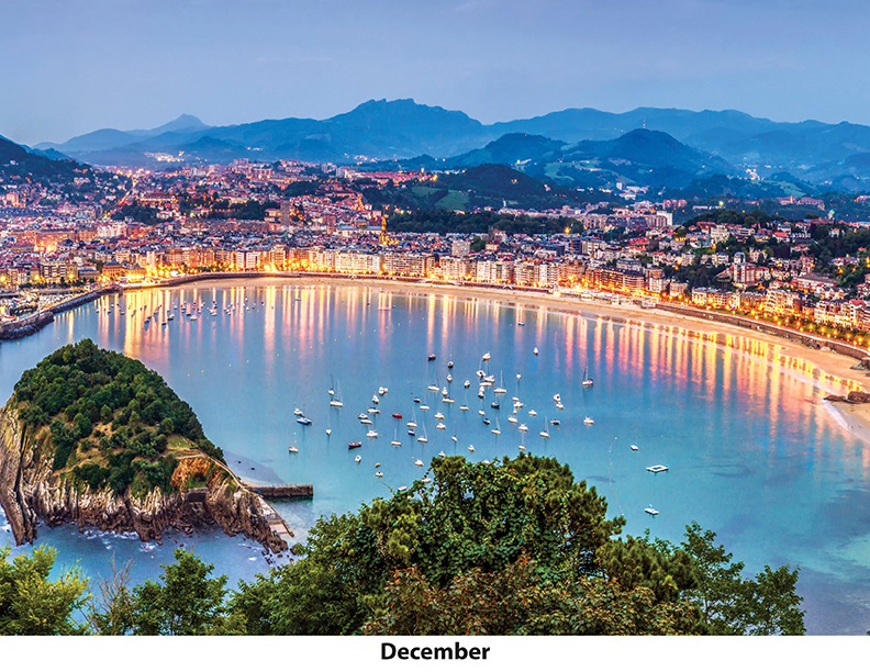 Scenic Beaches Wall Calendar DW27SBM