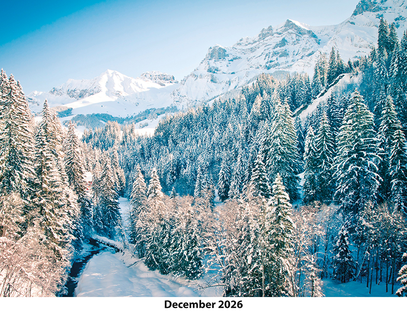 Scenic Seasons Wall Calendar DW27SSM