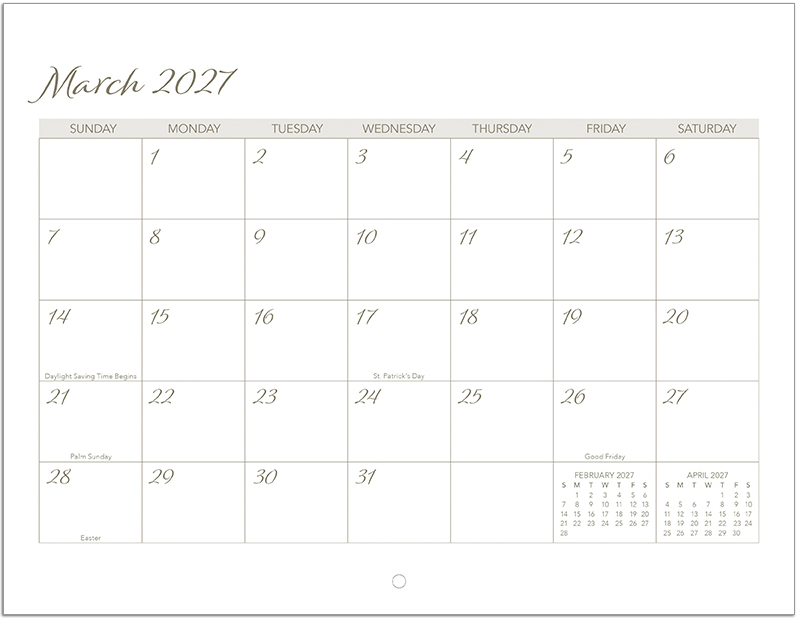 Scenic Seasons Wall Calendar DW27SSM