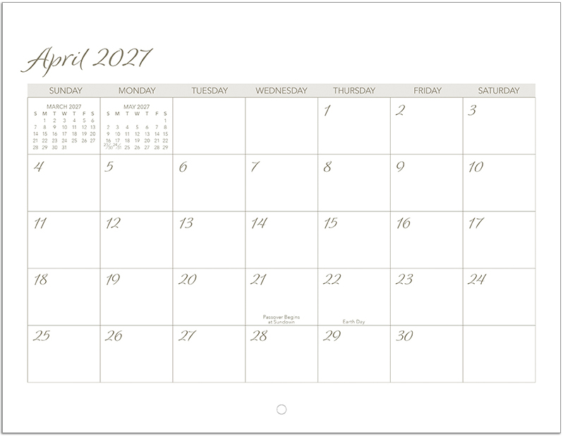 Scenic Seasons Wall Calendar DW27SSM