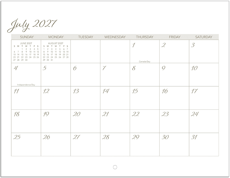 Scenic Seasons Wall Calendar DW27SSM
