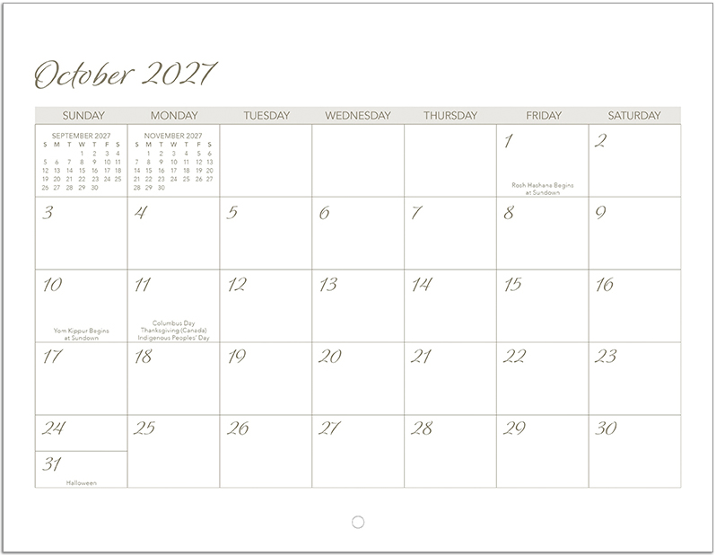 Scenic Seasons Wall Calendar DW27SSM