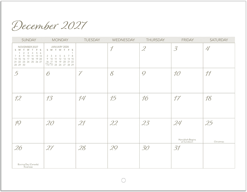 Scenic Seasons Wall Calendar DW27SSM