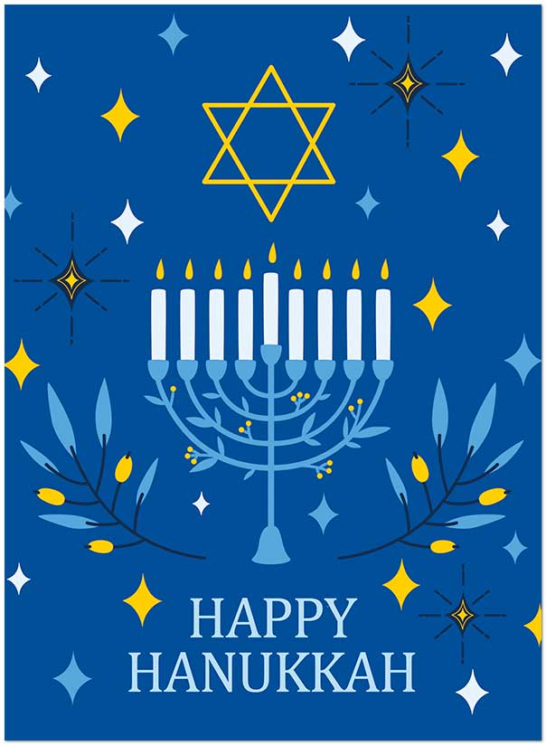 Hanukkah Candles D3556U-A