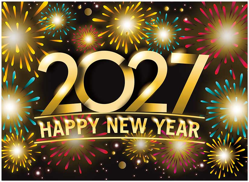 2027 Fireworks New Year D3562U-A