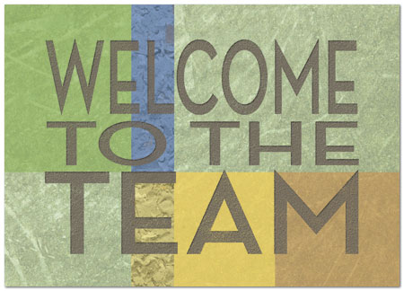 Team Welcome Card A2078D-Y