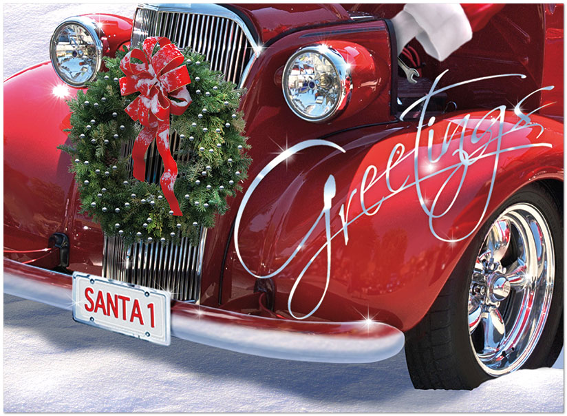 Santa's Ride Card H3184U-A