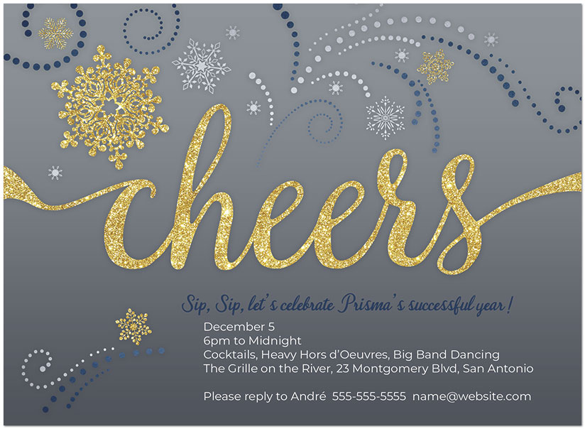 Cheers Invitation D1792U-4B