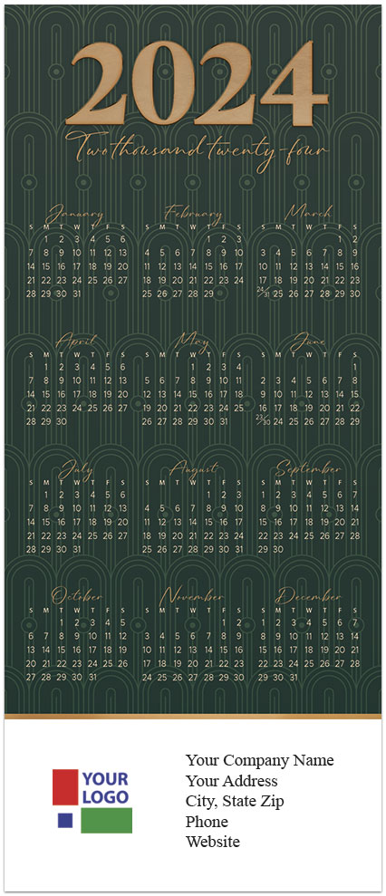 Executive Mini Calendar D2594Q-B