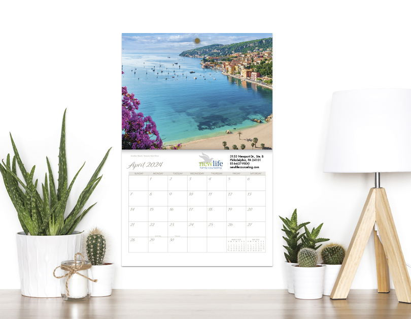 Scenic Beaches Wall Calendar DWP1524