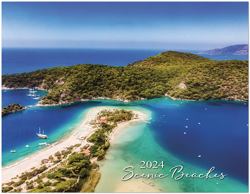 Scenic Beaches Wall Calendar DWP1524