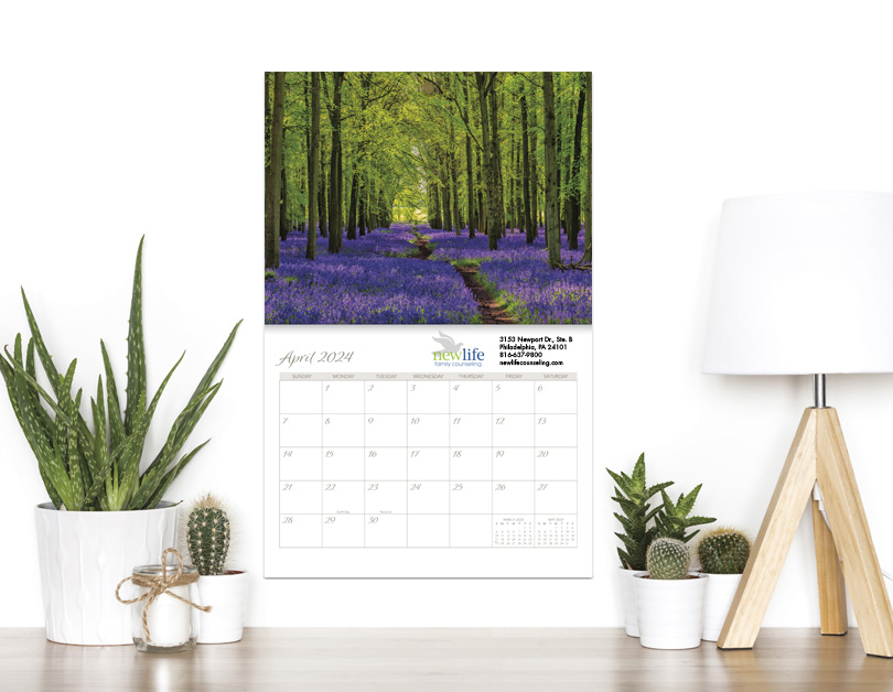 Scenic Seasons Wall Calendar DWP1124