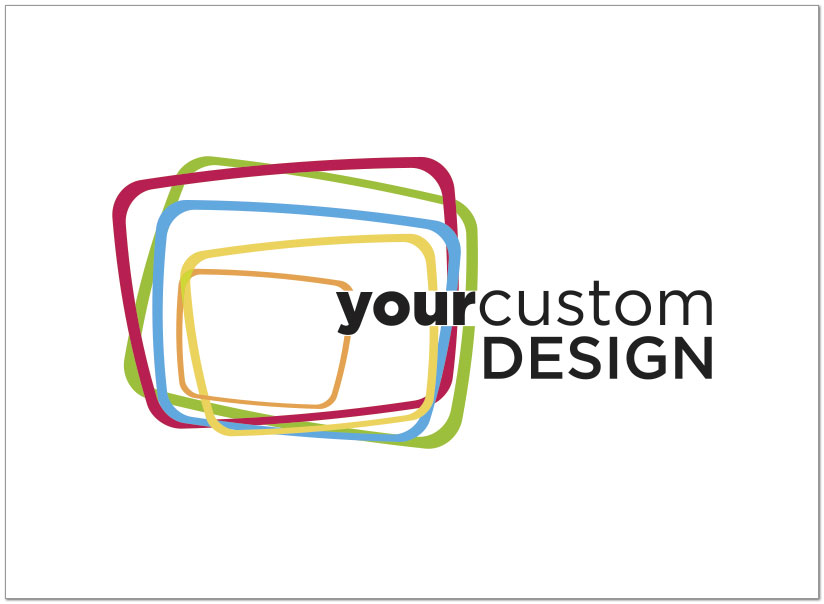 Custom Logo Notecard D8087U-V