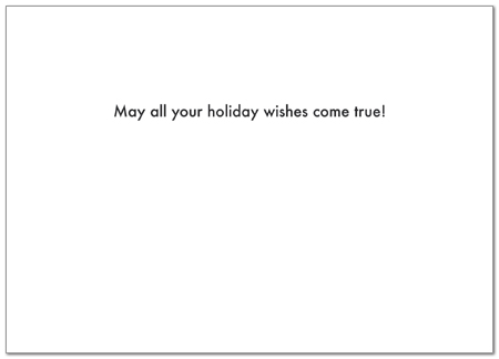 Holiday Car Greeting Card X581D-A