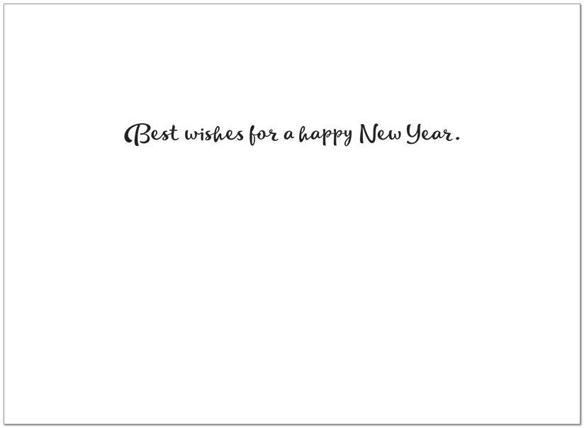New Year Glam Card H8222U-AA