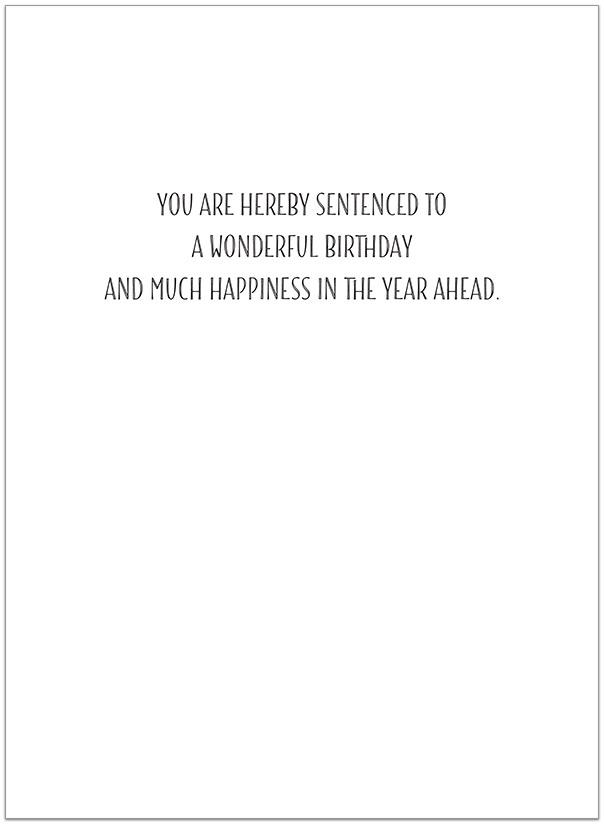 Legal Wishes Birthday Card A9039U-X