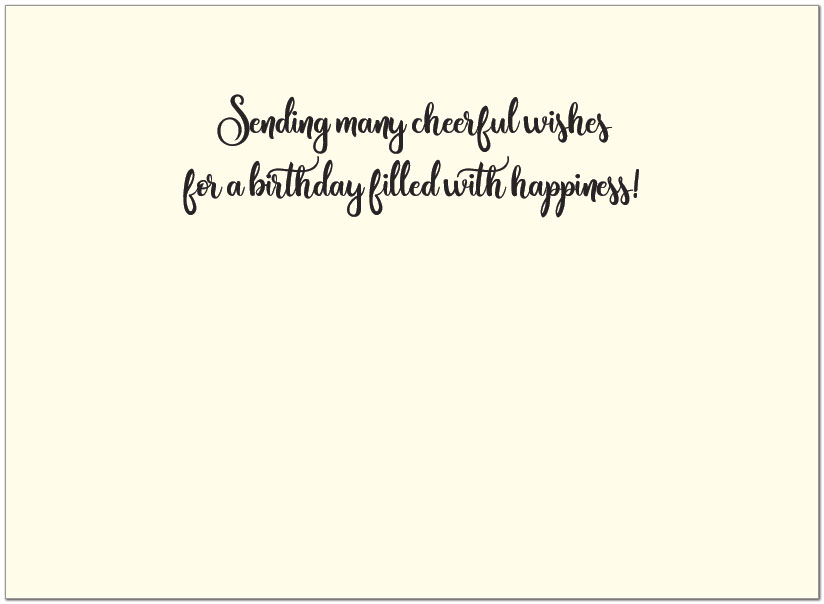 Birthday Ribbons Greeting Card A1400V-W