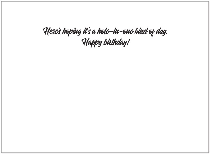 Famous Finish Birthday Card A1428U-X