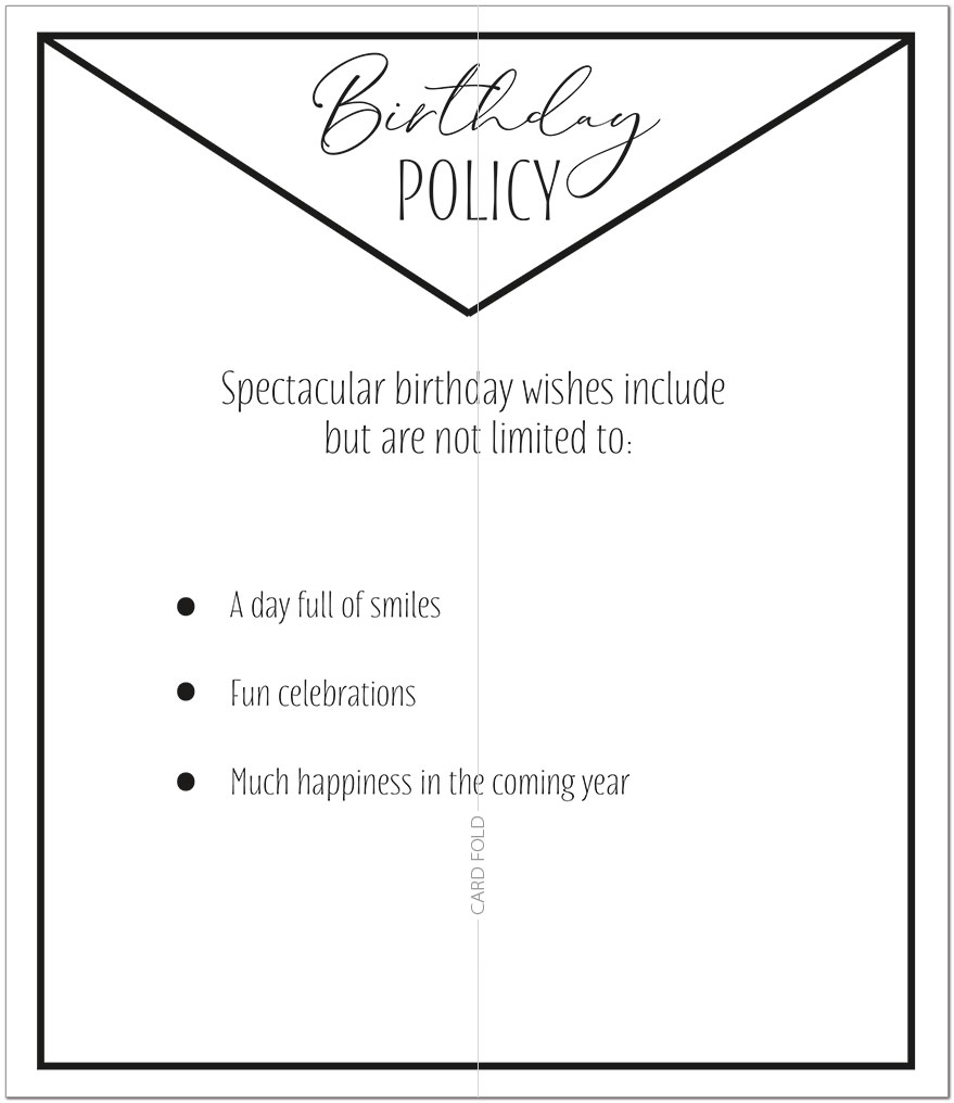 Spectacular Policy A1620L-X