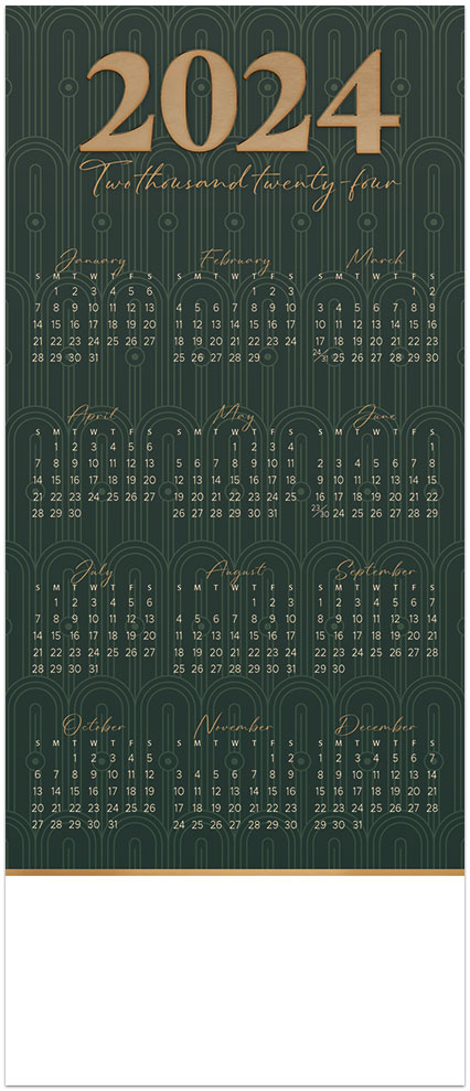 Executive Mini Calendar D2594Q-B
