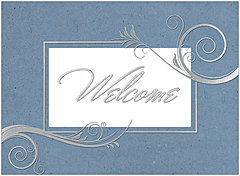 Stylish Welcome Card A2076U-X