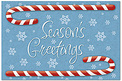 Candy Cane Postcard H4241P-BB