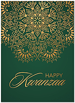 Happy Kwanzaa Greeting Card D9205U-A