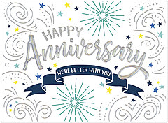 Dynamic Anniversary Card A1440U-X