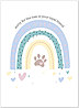 Rainbow Bridge Pet Sympathy Card D2284U-Y