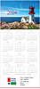 Lighthouse Calendar Card C2578U-AA