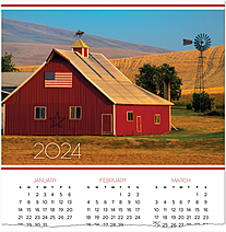 American Pride Calendar Card C2584U-AA