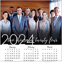 Modern Photo Calendar Card D2644U-4A