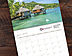 Scenic Beaches Wall Calendar DWP1524