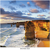 Scenic Beaches Wall Calendar DWP1524