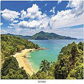 Scenic Beaches Wall Calendar DWP1524