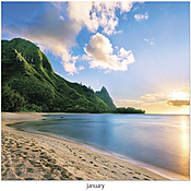 Scenic Beaches Wall Calendar DWP1524