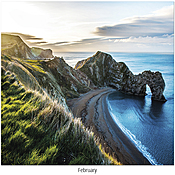 Scenic Beaches Wall Calendar DWP1524