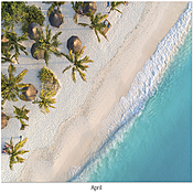 Scenic Beaches Wall Calendar DWP1524