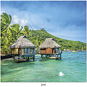 Scenic Beaches Wall Calendar DWP1524