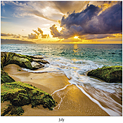 Scenic Beaches Wall Calendar DWP1524