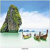 Scenic Beaches Wall Calendar DWP1524