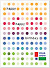 Colorful Dots Logo Card D4115U-V