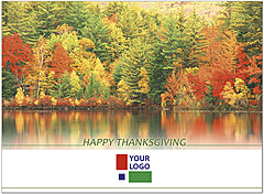 Autumn Reflections Logo Card DX42U-4B