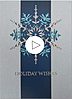 Stunning Snowflake Holiday Card H9149S-4A