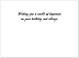 Star Pattern Birthday Card A7009S-W
